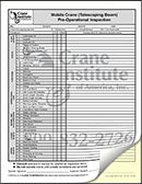 Carbon Copied Telescoping Boom Pre-Operational Checklist
